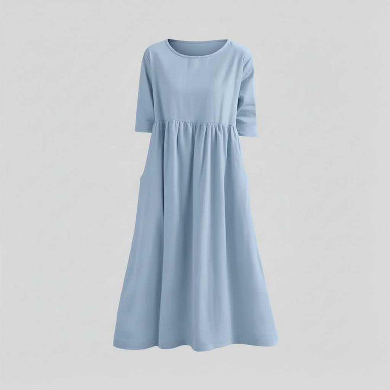Relaxed Fit Midi Dress | Women's Summer Dress