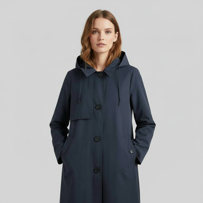 Long Trench Coat Women | Stylish Winter Coat for Cold Weather