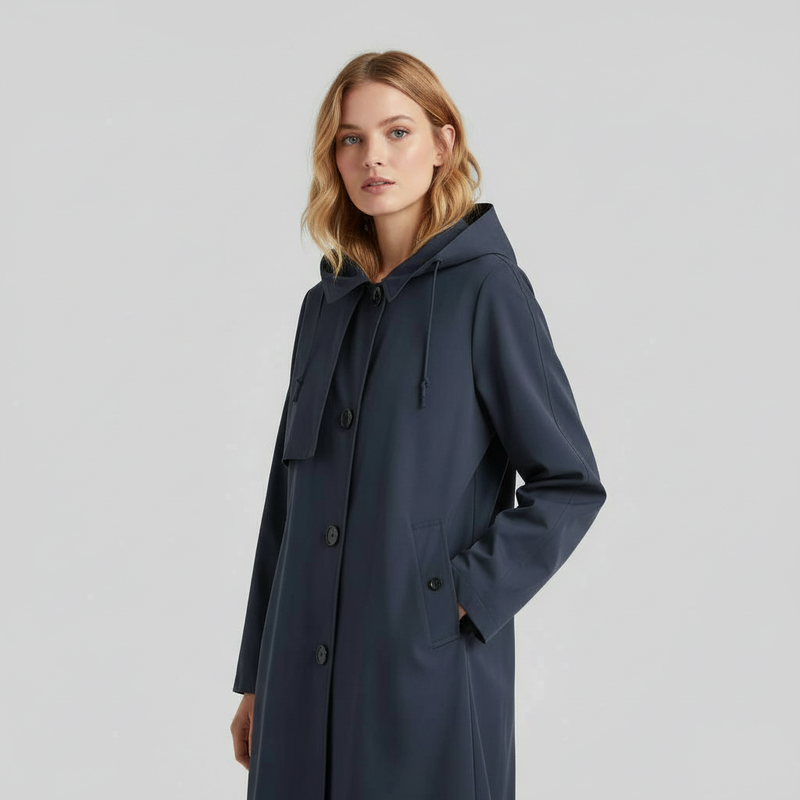 Long Trench Coat Women | Stylish Winter Coat for Cold Weather