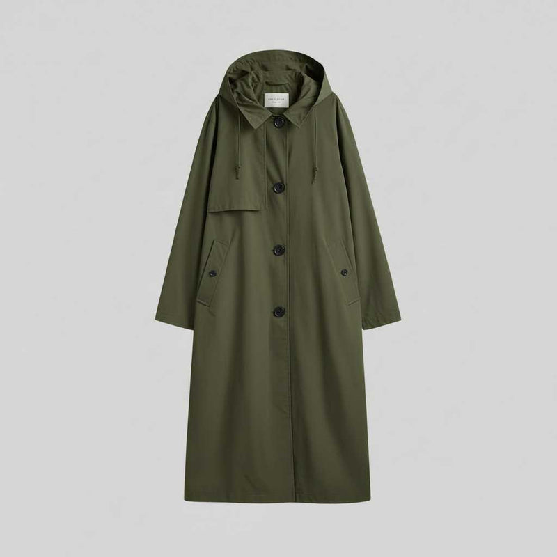 Long Trench Coat Women | Stylish Winter Coat for Cold Weather