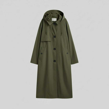 Long Trench Coat Women | Stylish Winter Coat for Cold Weather