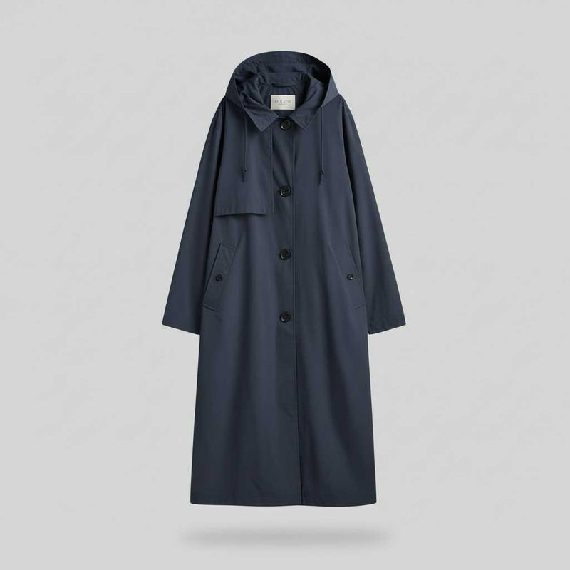 Long Trench Coat Women | Stylish Winter Coat for Cold Weather