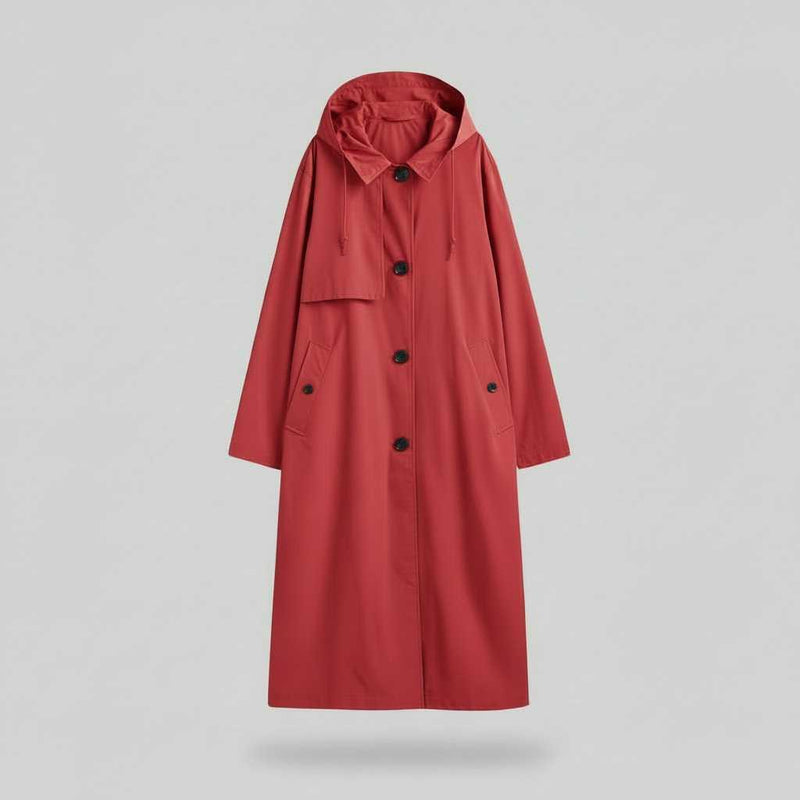 Long Trench Coat Women | Stylish Winter Coat for Cold Weather