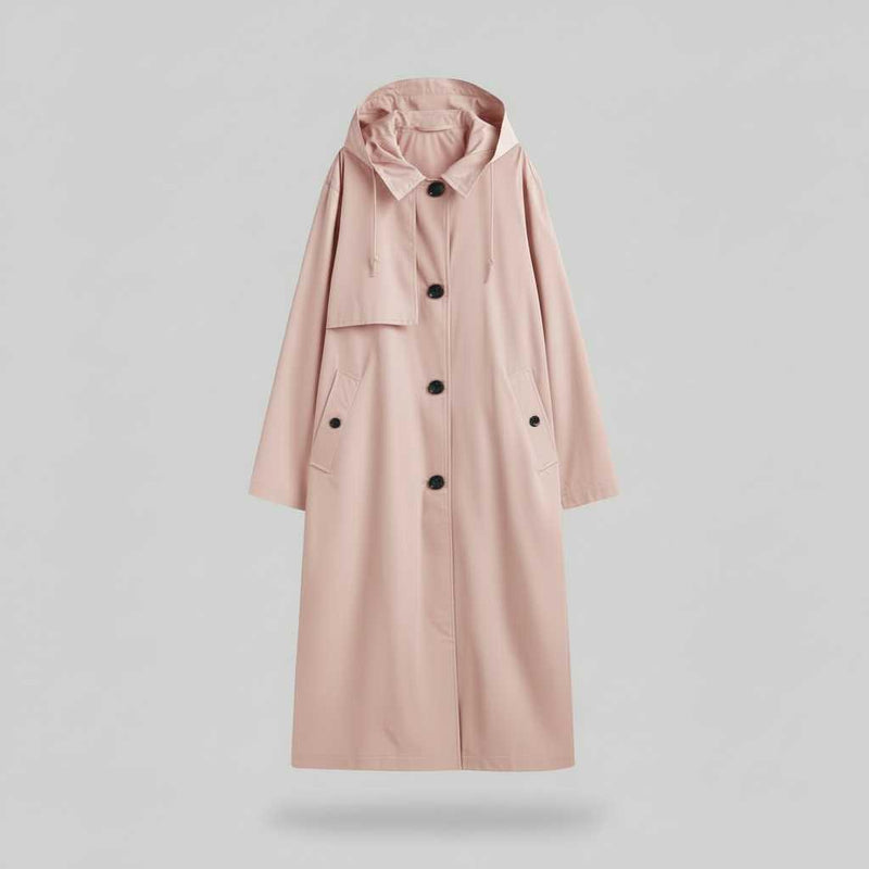 Long Trench Coat Women | Stylish Winter Coat for Cold Weather