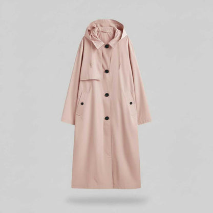 Long Trench Coat Women | Stylish Winter Coat for Cold Weather