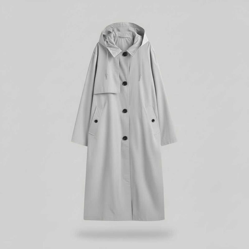 Long Trench Coat Women | Stylish Winter Coat for Cold Weather