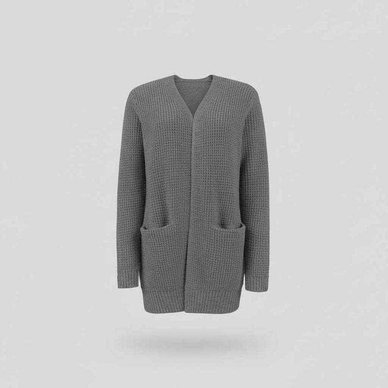 Cozy Black Cardigan | Women's Long Layering Sweater