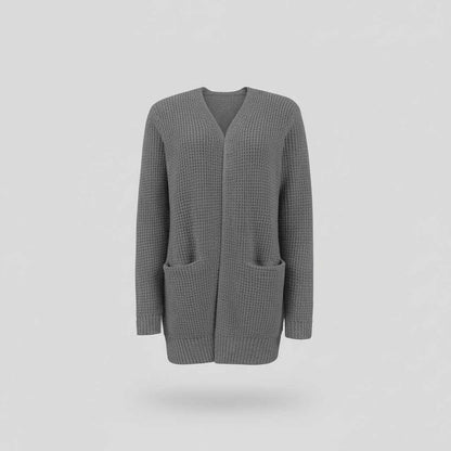 Cozy Black Cardigan | Women's Long Layering Sweater