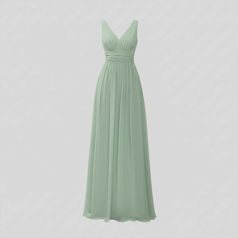 Elegant V-Neck Maxi Dress | Women's Summer & Formal Dress