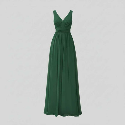Elegant V-Neck Maxi Dress | Women's Summer & Formal Dress