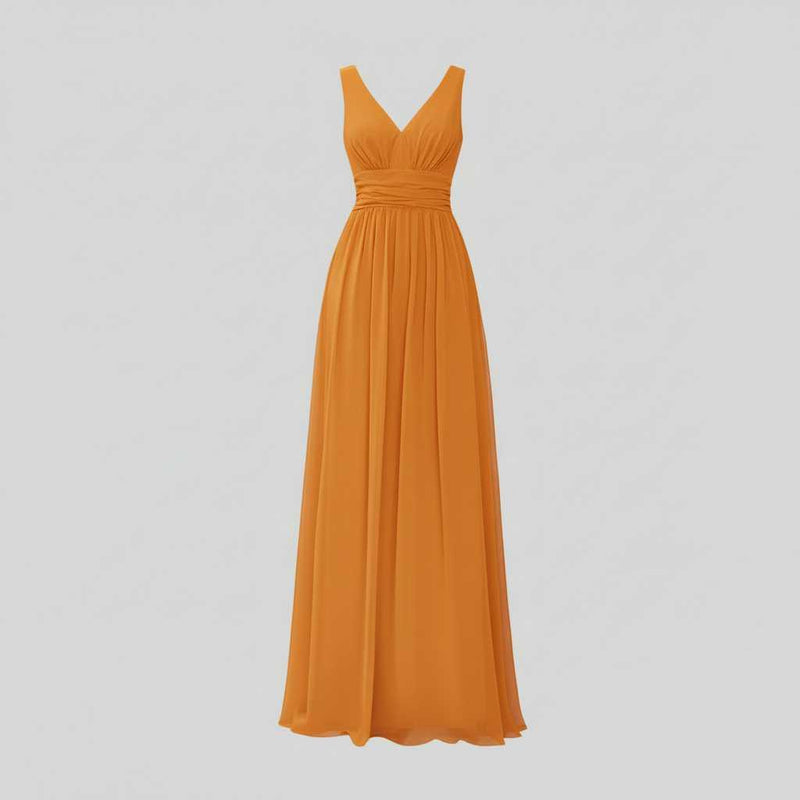 Elegant V-Neck Maxi Dress | Women's Summer & Formal Dress