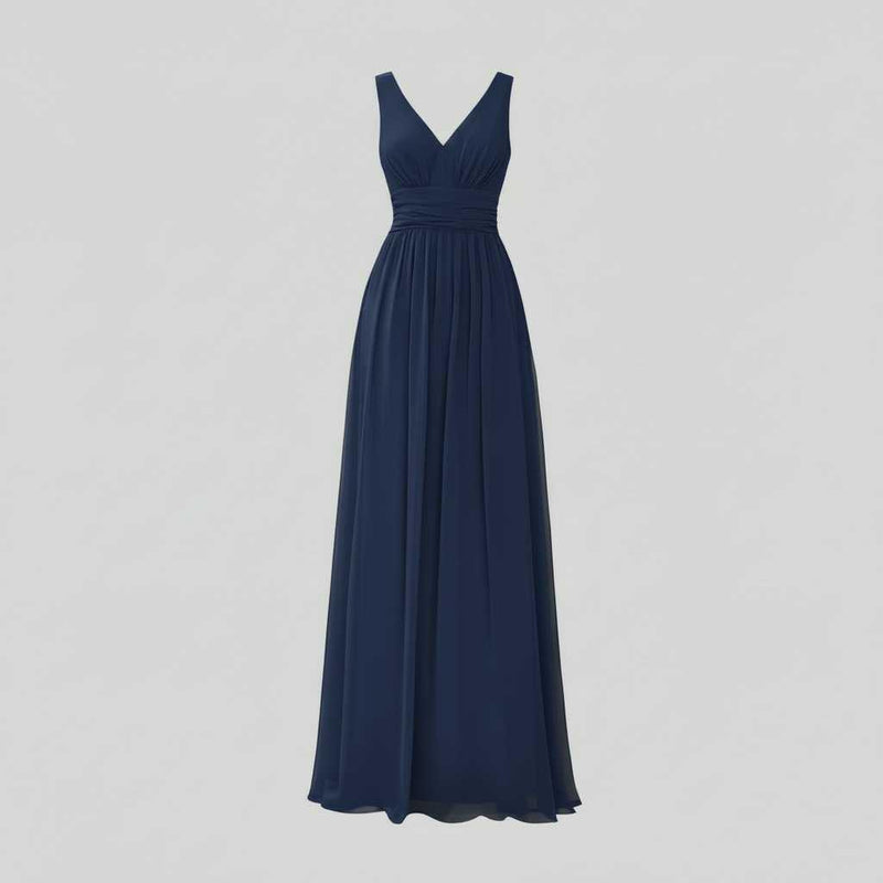 Elegant V-Neck Maxi Dress | Women's Summer & Formal Dress