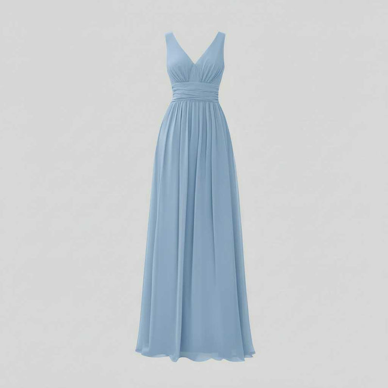 Elegant V-Neck Maxi Dress | Women's Summer & Formal Dress