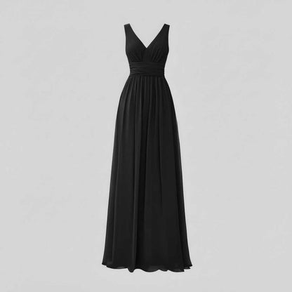 Elegant V-Neck Maxi Dress | Women's Summer & Formal Dress