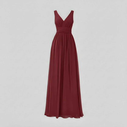 Elegant V-Neck Maxi Dress | Women's Summer & Formal Dress
