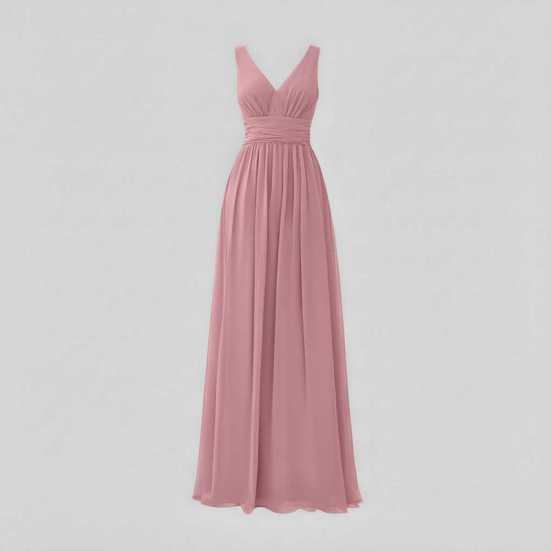 Elegant V-Neck Maxi Dress | Women's Summer & Formal Dress