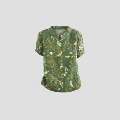 Vintage Floral Blouse | Women's Summer Top