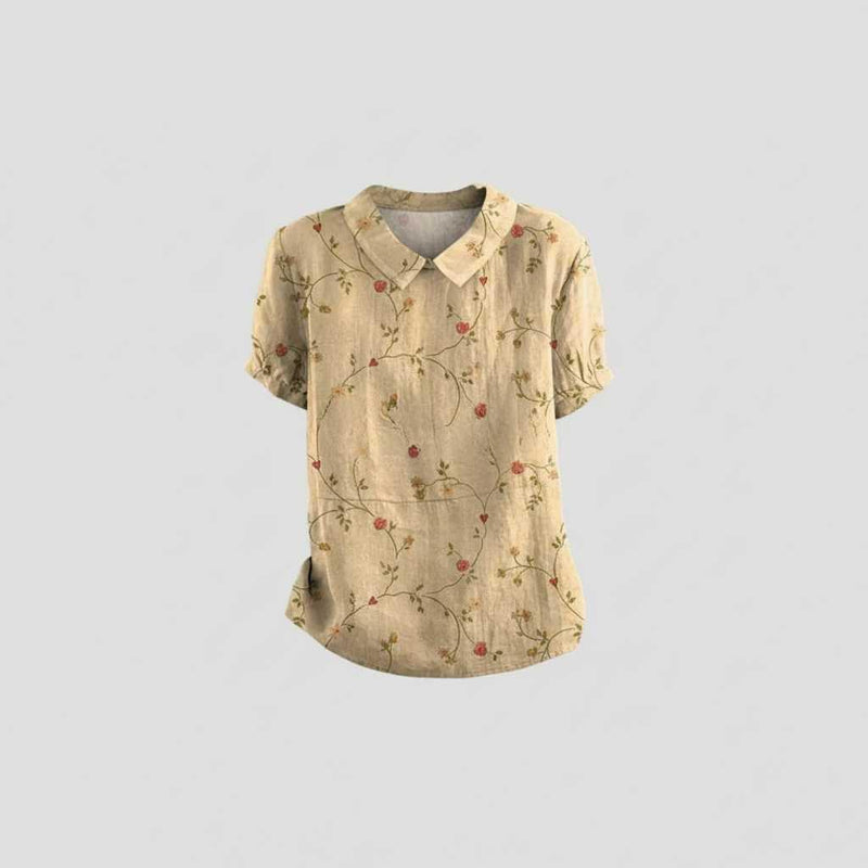 Vintage Floral Blouse | Women's Summer Top