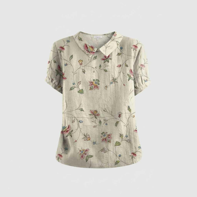 Vintage Floral Blouse | Women's Summer Top