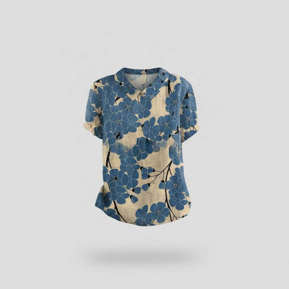 Vintage Floral Blouse | Women's Summer Top