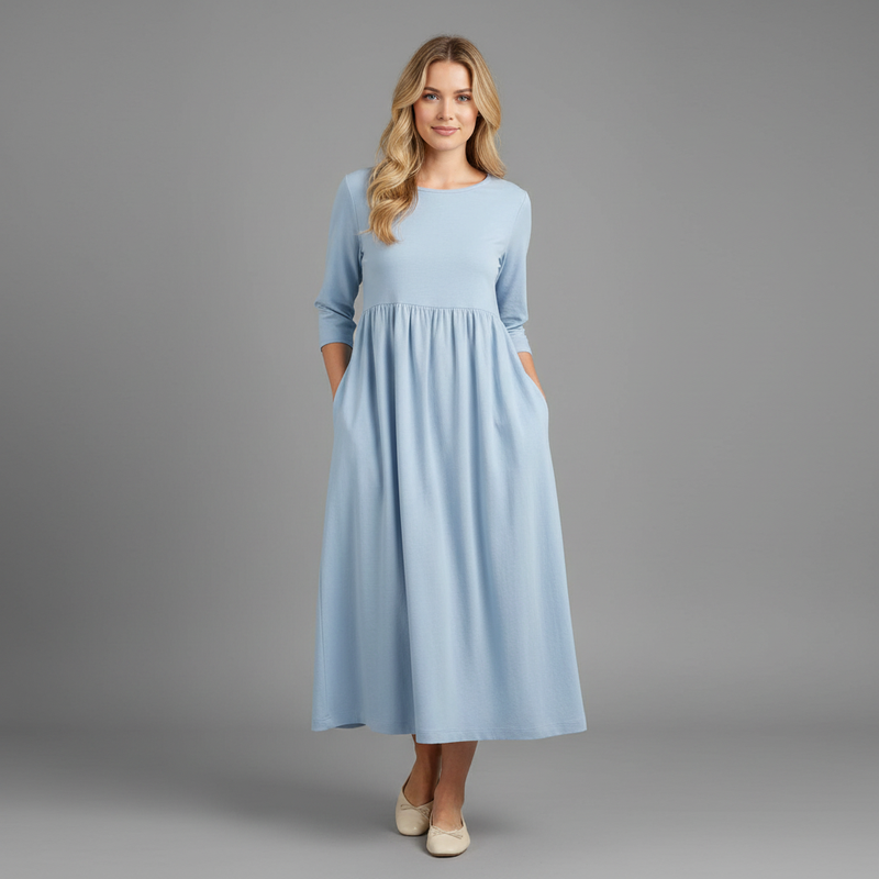 Relaxed Fit Midi Dress | Women's Summer Dress