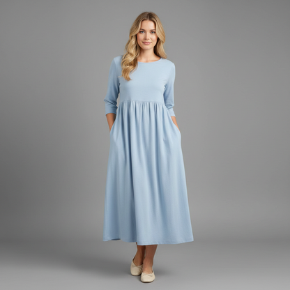 Relaxed Fit Midi Dress | Women's Summer Dress