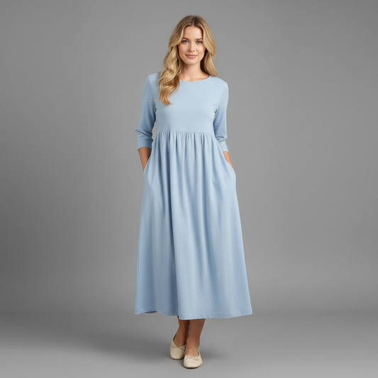 Relaxed Fit Midi Dress | Women's Summer Dress