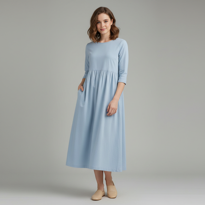 Relaxed Fit Midi Dress | Women's Summer Dress