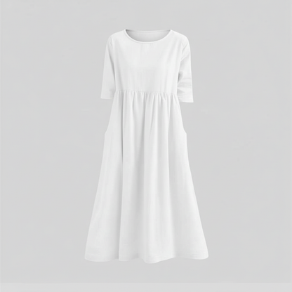 Relaxed Fit Midi Dress | Women's Summer Dress