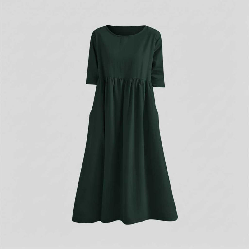 Relaxed Fit Midi Dress | Women's Summer Dress