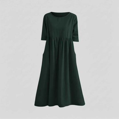 Relaxed Fit Midi Dress | Women's Summer Dress