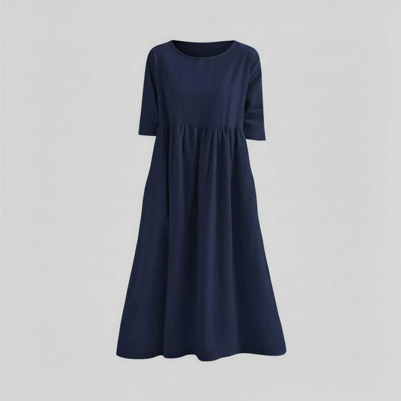 Relaxed Fit Midi Dress | Women's Summer Dress
