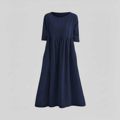 Relaxed Fit Midi Dress | Women's Summer Dress