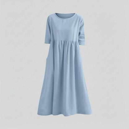 Relaxed Fit Midi Dress | Women's Summer Dress