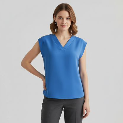 V-Neck Summer Blouse | Women's Blouse for Casual Wear