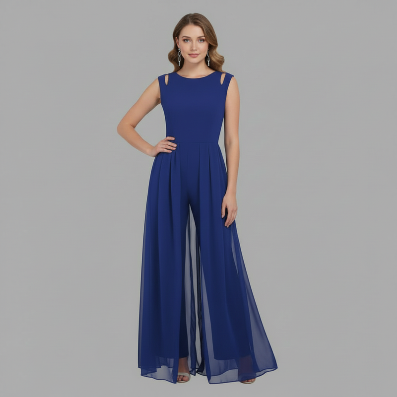 Sleeveless Wide Leg Jumpsuit | Women's Jumpsuit Summer Fashion