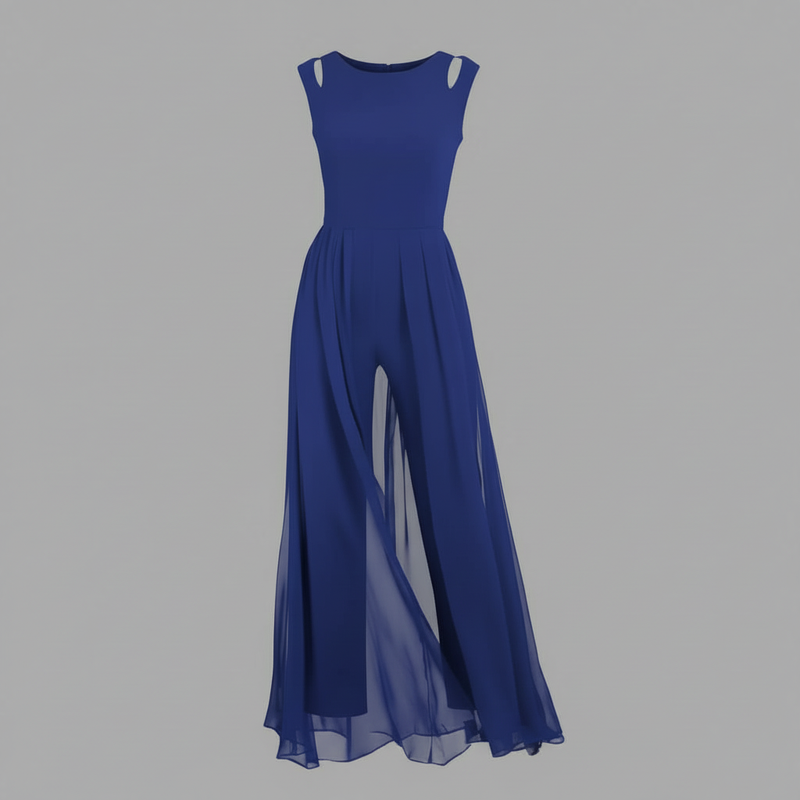 Sleeveless Wide Leg Jumpsuit | Women's Jumpsuit Summer Fashion