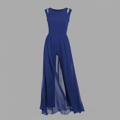 Sleeveless Wide Leg Jumpsuit | Women's Jumpsuit Summer Fashion