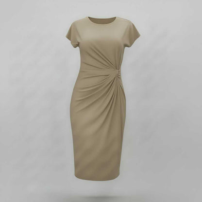 Women's Midi Dress | Short Sleeve Formal Dress