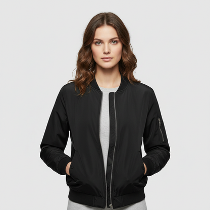 Women's Short Bomber Jacket | Stylish Women's Coats