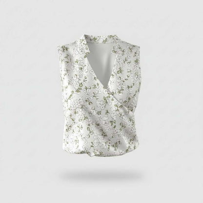 Women's V-Neck Summer Top | Casual Wear